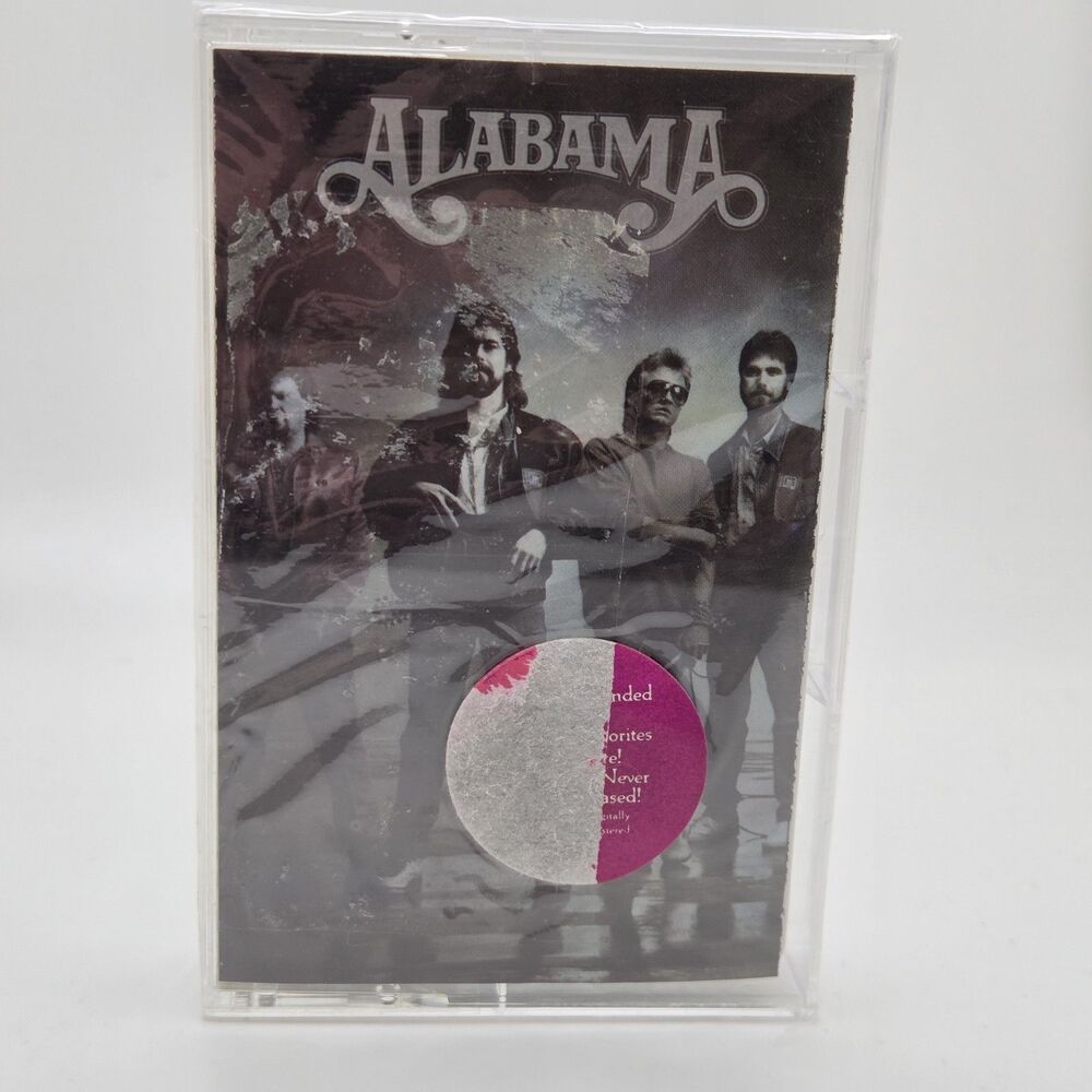 Vintage "Alabama Live"‎ by Alabama Cassette Tape RCA 6825-4-R Sealed New